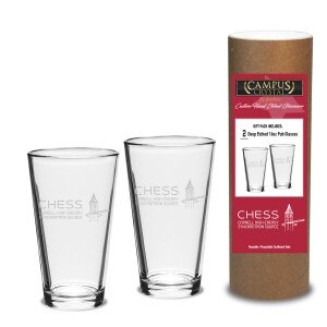 CHESS Pint Glass Set | CHESS