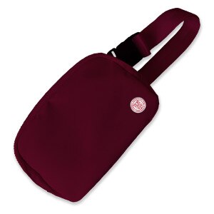 Seal Medallion Belt Bag | maroon