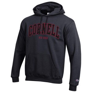 Cornell over Big Red Twill Hood