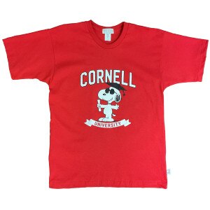 Cornell Graduation Snoopy Tee red